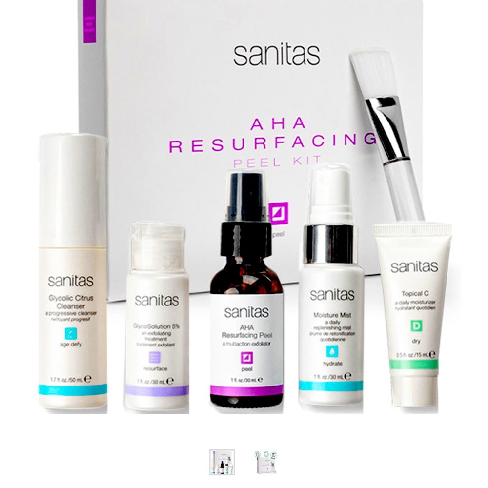 Sanitas AHA Resurfacing Peel Kit - NWT
